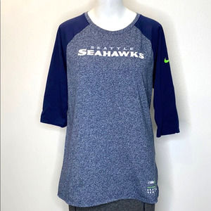 NIKE Seattle Seahawks 3/4 Sleeve Shirt